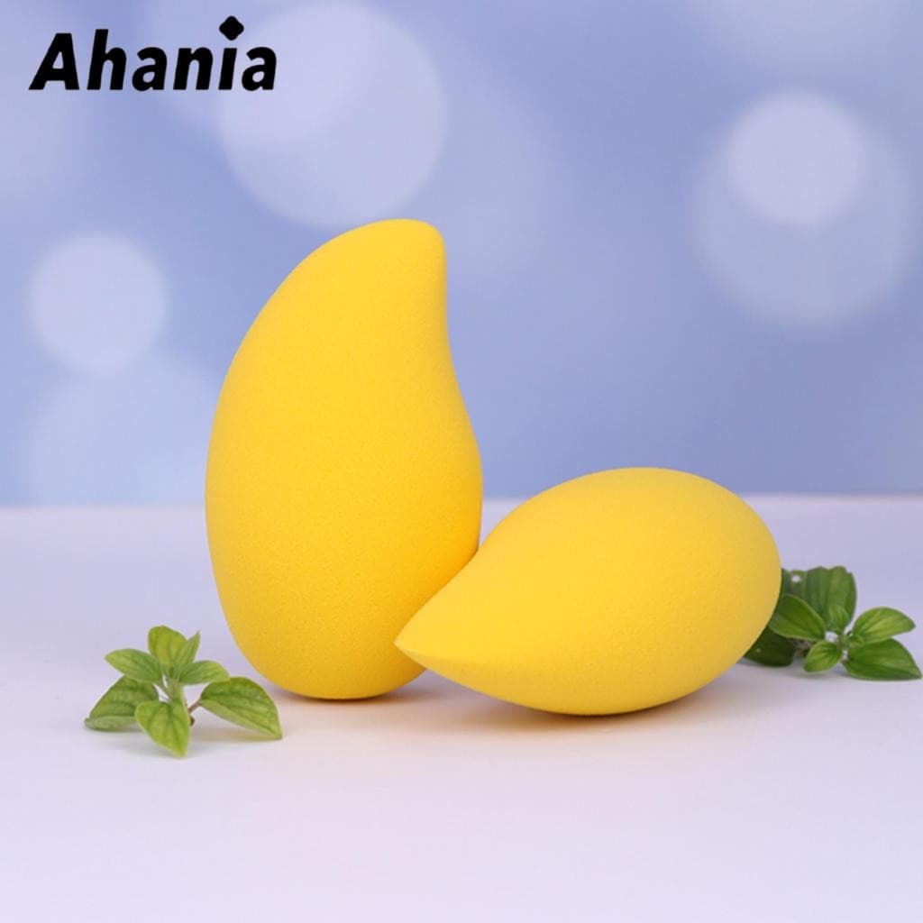 Ahania 2 EsponjaS Formato De Manga para Maquiagem, Multifuncional  Base, Pó, Contorno, Corretivo