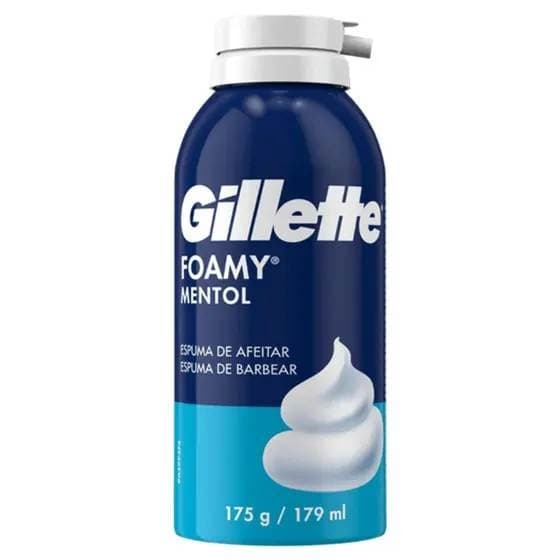 Espuma de Barbear Gillette Foamy Mentol 175g