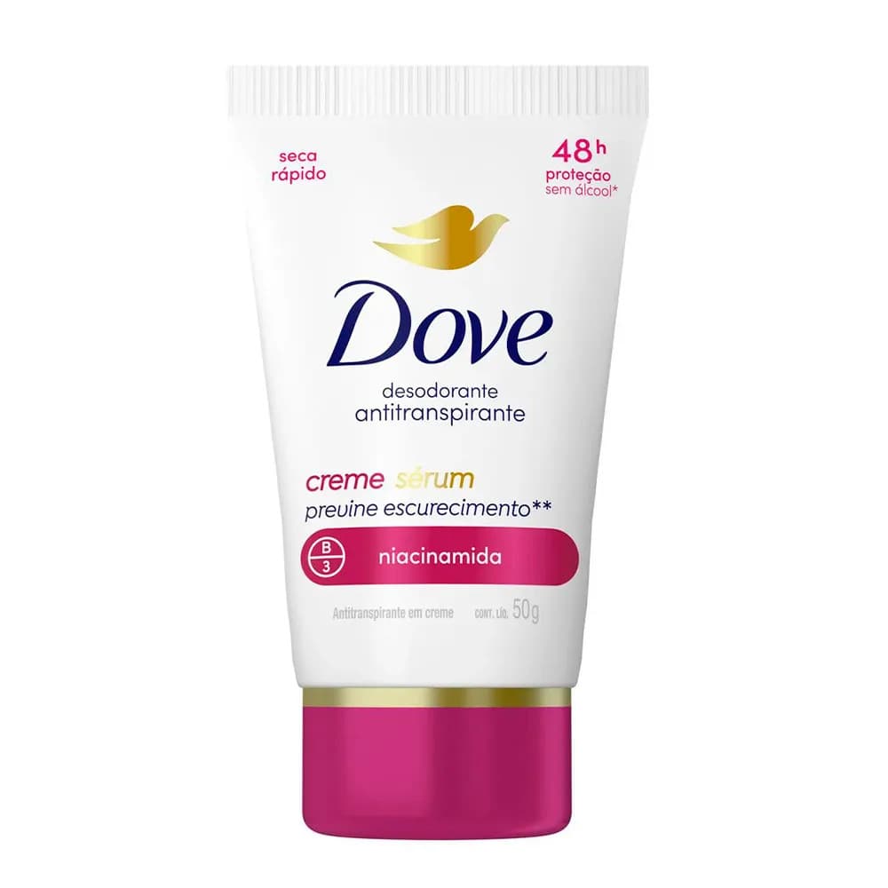 DESODORANTE DOVE CREME SÉRUM NIACINAMIDA PREVINE ESCURECIMENTO 50G