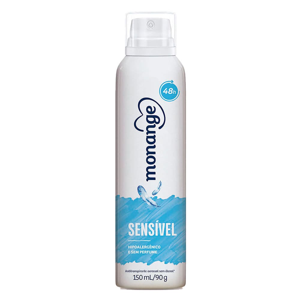 Desodorante Aerosol Monange Sensível 150ml