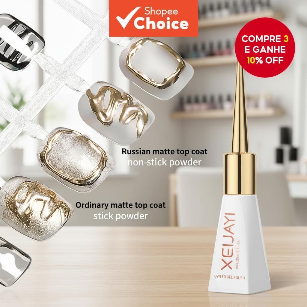  XEIJAYI 1 peça de esmalte em gel fosco russo 10ml, base em gel para design de arte UV neon, popular