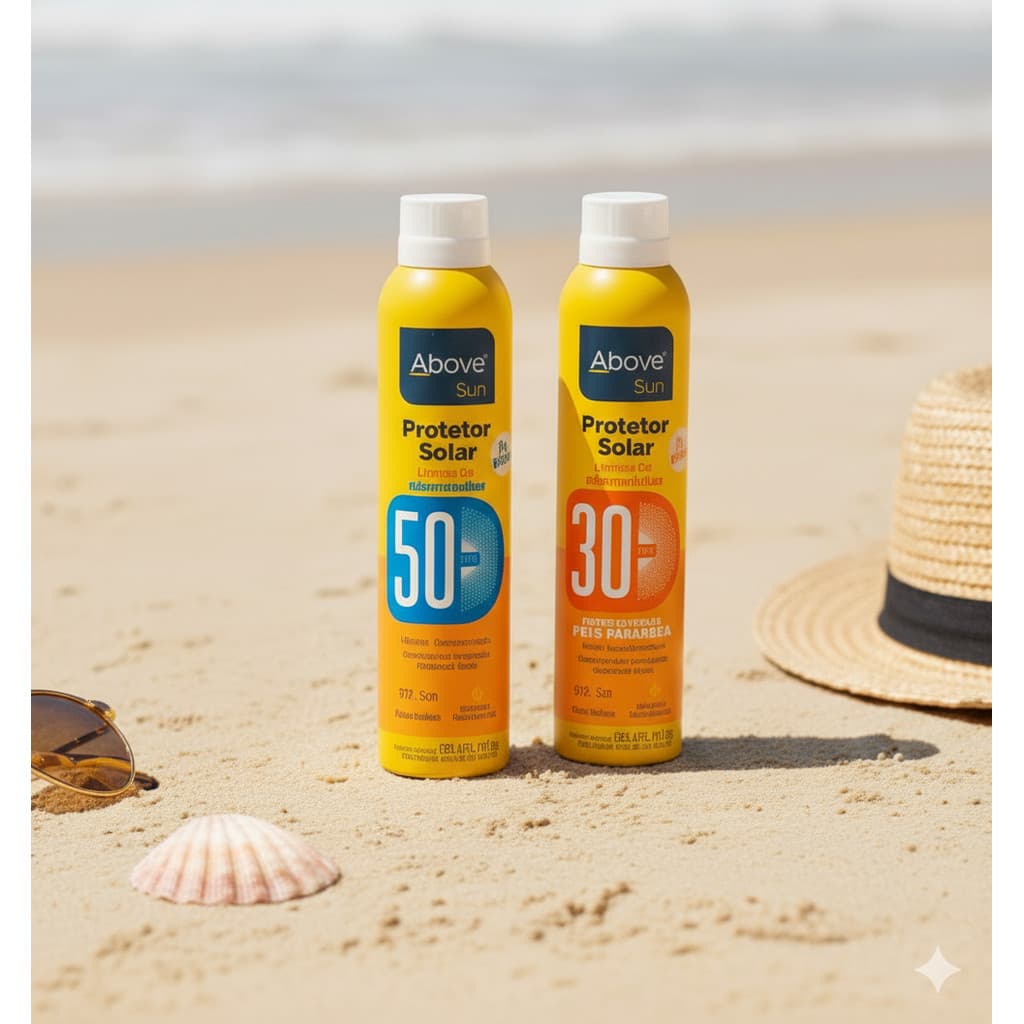 Protetor Solar Fps 15/30/50 Spray 200ML Above Sun