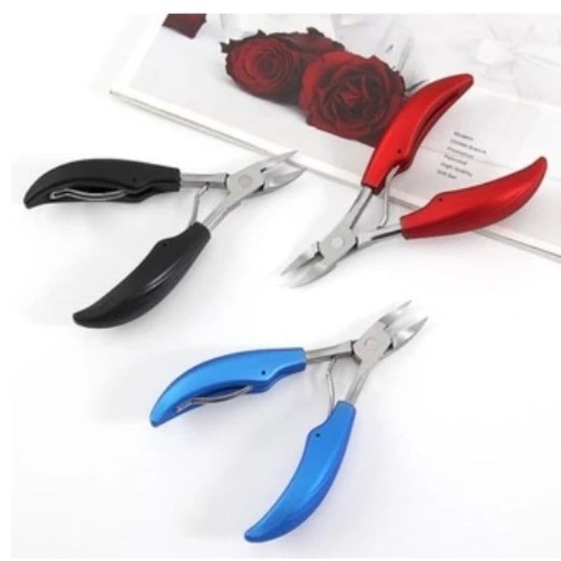 Alicate mola dupla De Cortar Unha Curvado Profissional Aço Inox Manicure Pedicure Podologia De Unha WL-2570