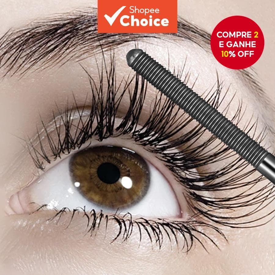 Super Rímel , Escova Espiral , À Prova D'água De Suor , Alongamento E Ondulação De Longa Duração