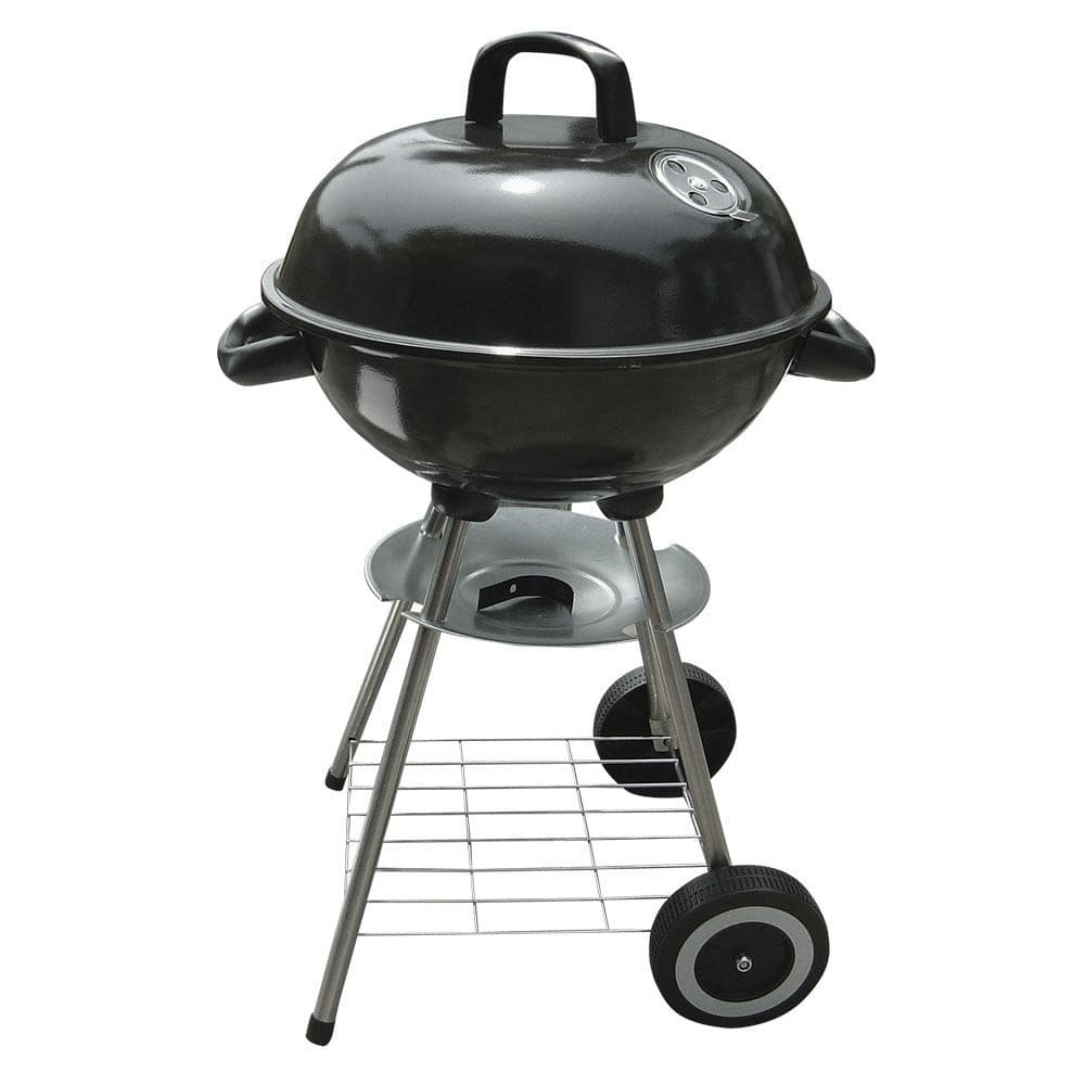 Churrasqueira À Bafo Com Rodas Texas Americana Esmaltado Ntk