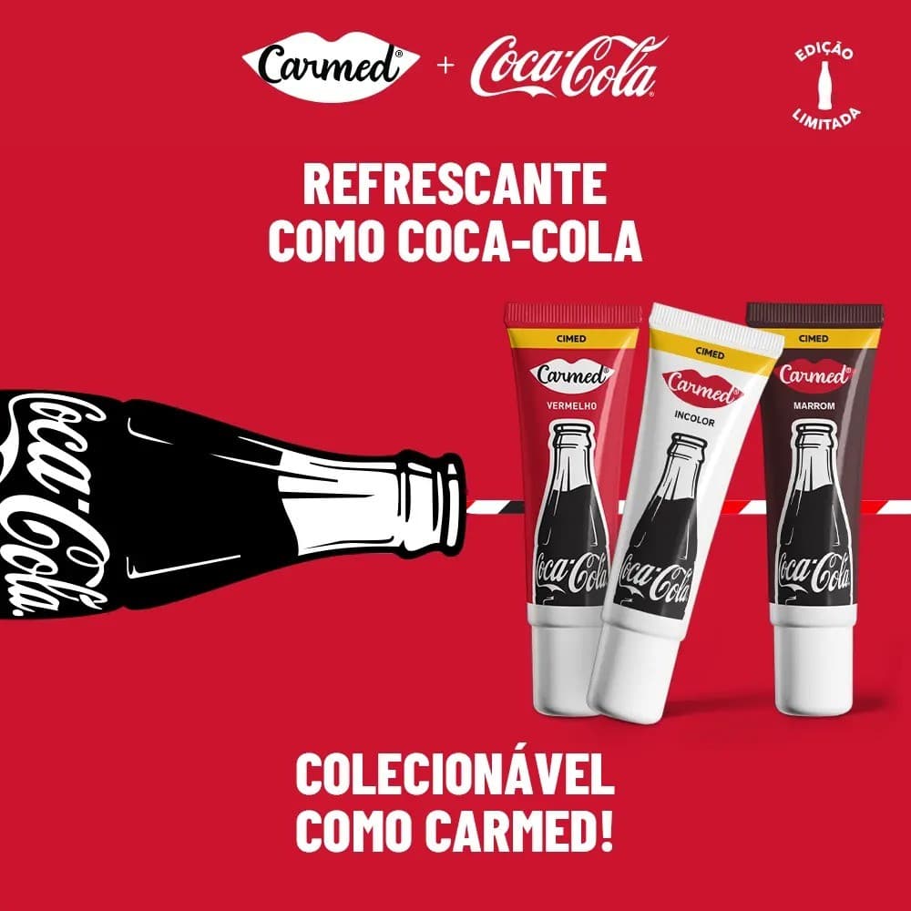 Protetor Labial Carmed Coca Cola 10g - Escolha o Seu!