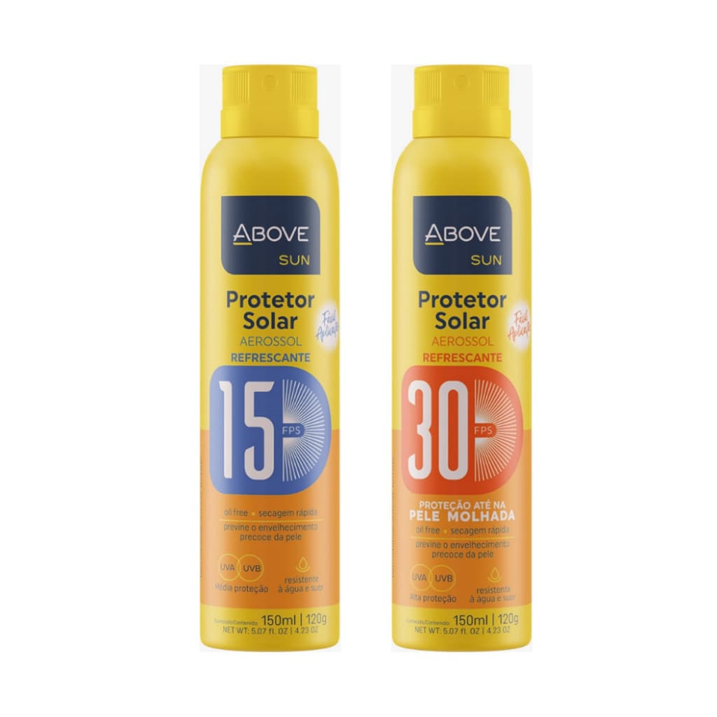 Protetor Solar Fps 15/30/50 Spray 200ML Above Sun