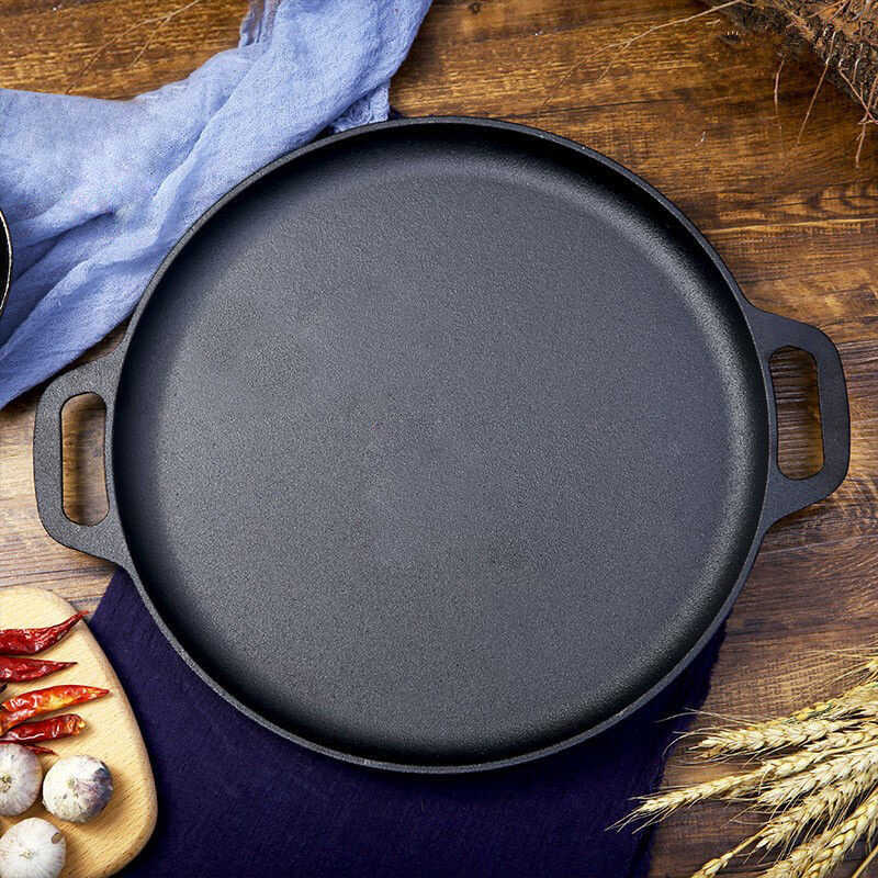 /Grilho ao ar livre pan acampamento ferro fundido churrasco pan portátil cassete fogão a gás doméstico Teppanyaki pan an