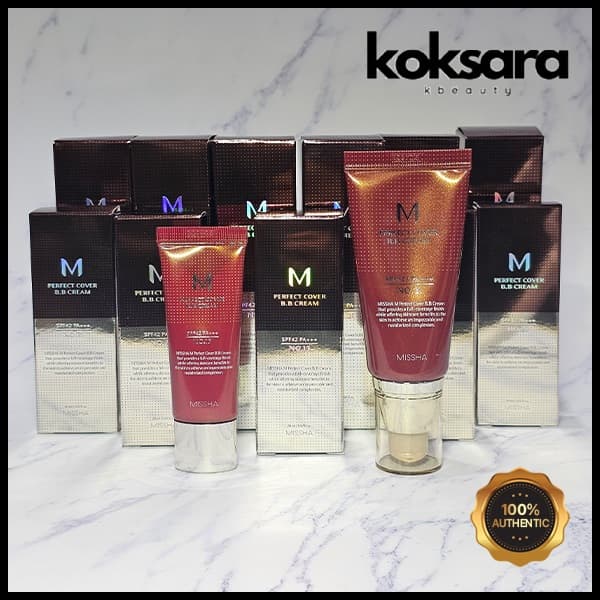 missha m perfect cover bb cream 20ml/50ml 13,21,23,25,27,29,31 spf42 pa+++