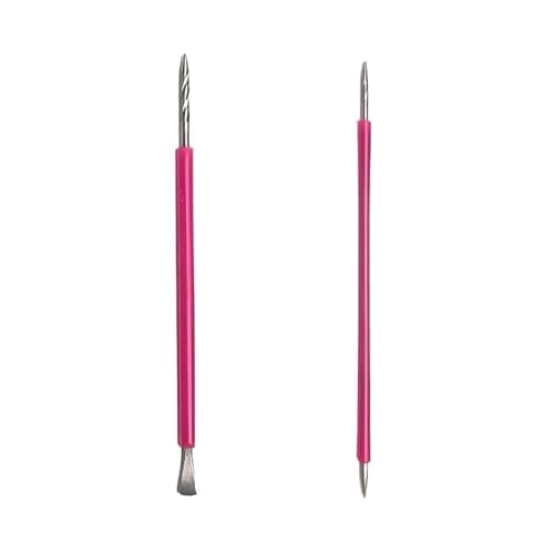 Palito unha + Espátula mista Bastão Cutemax Manicure Podologia