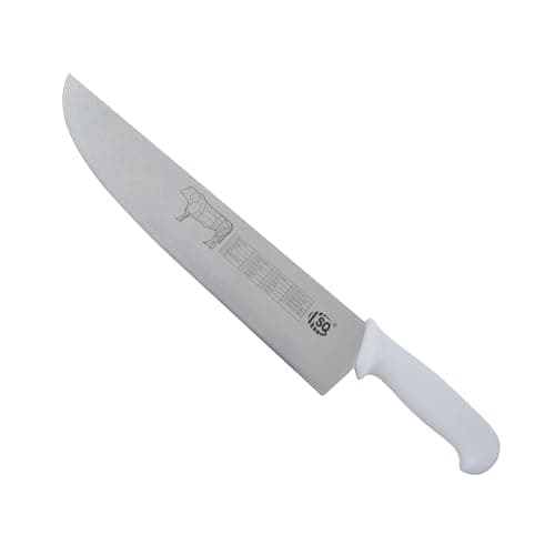 Faca Inox para Açougue Profissional Cabo Branco 12"