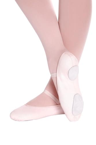 Sapatilha Ballet Meia-Ponta Estudante Só Dança, em Lona, F23, Rosa, 28