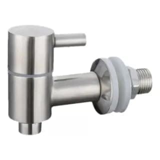 RS Group Torneira de Aço Inoxidável para Filtro e Bebedouro, 10 cm x 6,3 cm, Prata