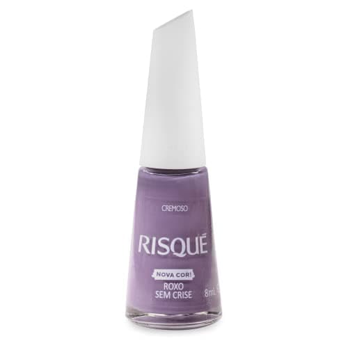 Risqué Esmalte Roxo Sem Crise Cremoso 8Ml