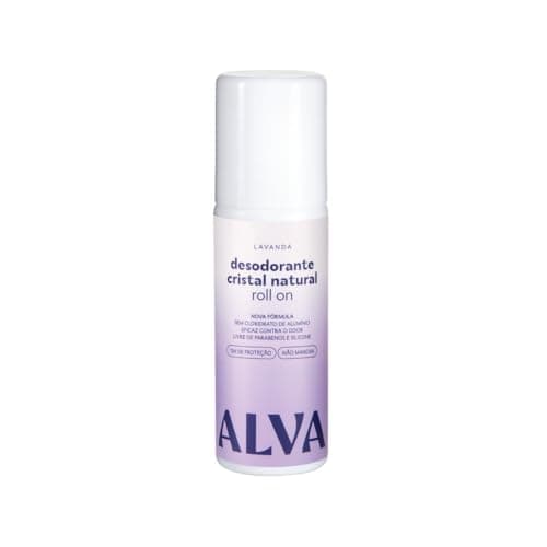 Alva Desodorante Roll on Cristal Natural Lavanda Vegano 70ml