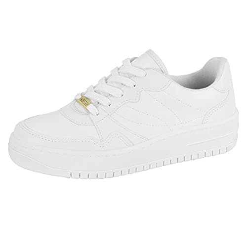 Tênis Feminino Vizzano Casual Leve Dia a Dia Branco 37
