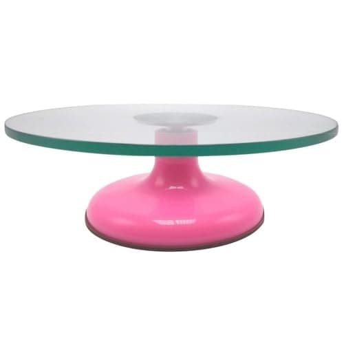 Bailarina De Vidro Giratória Profissional Bolo Confeitaria, MM House (Rosa)