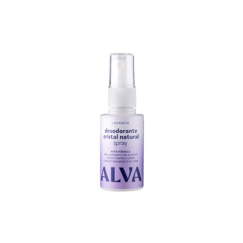 Alva Desodorante Spray Cristal Natural Lavanda Vegano 30ml
