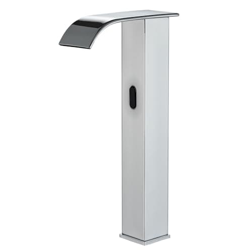 TINICO Torneira de Cozinha com Sensor,Aço Inoxidável Brass Torneira de Banheiro,Misturador de pia e lavatório de furo único,Torneiras Misturadoras de água Quente e Fria,Cromado Alto