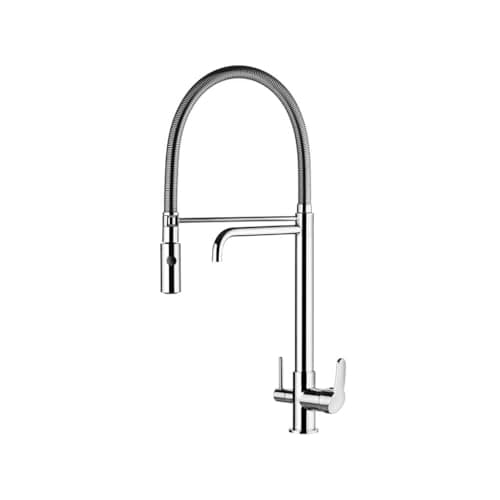 Monocomando Cozinha Gourmet com Ducha Especial e Saída Agua Filtrada Lorenkitchen 2264 C76, Lorenzetti, 7048480, Cromado