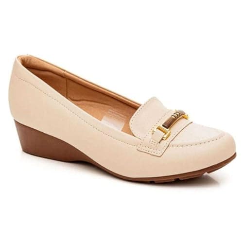 Sapato Feminino Modare Anabela Bege 39