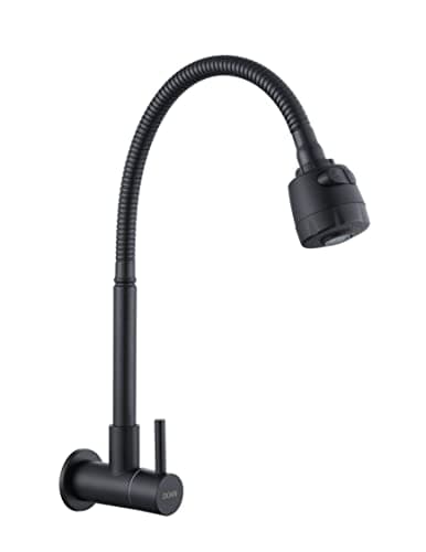 Torneira Gourmet Cozinha Inox Giratória Parede NOX05B Doan