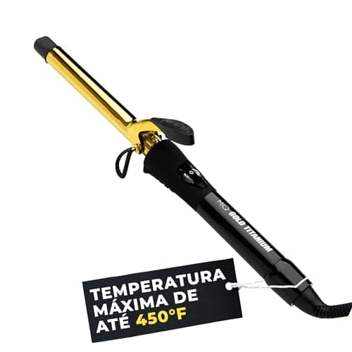 MQ Professional - Modelador de Cachos Profissional Gold Titanium - 32mm - Bivolt