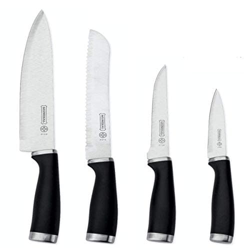 CONJUNTO FACA 4PC PRETO MUNDIAL 8100-4