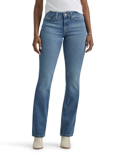 Lee Jeans feminino Legendary Mid Rise Bootcut, Heritage Fade, 36