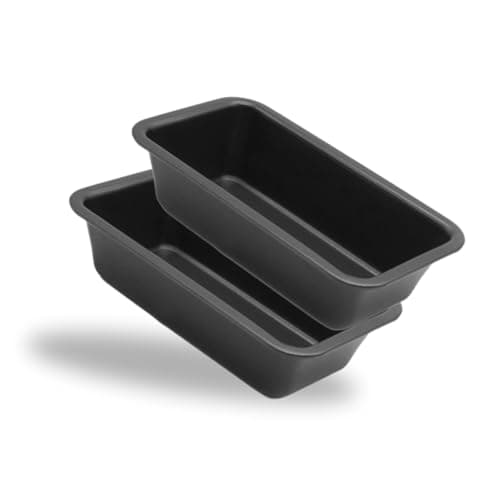Forma de Pão Antiaderente, 2 Peças, Preta, Superfície com Revestimento Especial