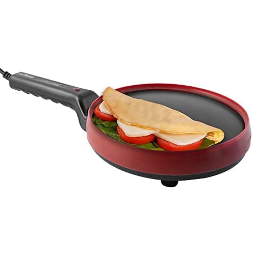 Crepeira, Crepioca 3 em 1, Preto / Vermelho, 220v, Britânia