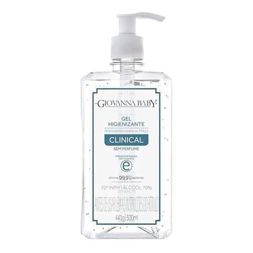 PRO NOVA DISTRIBUIDORA E COMERCIO DE COSMETICOS LTDA Alcool Gel Higienizante Clinical Giovanna Baby 500Ml