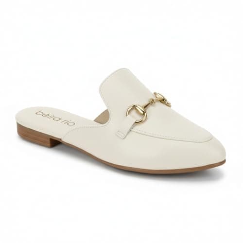Mule Sapato Feminino 4134.1017 Beira Rio Bico Fino (Branco Off, BR, Adulto, Numérico, 34)