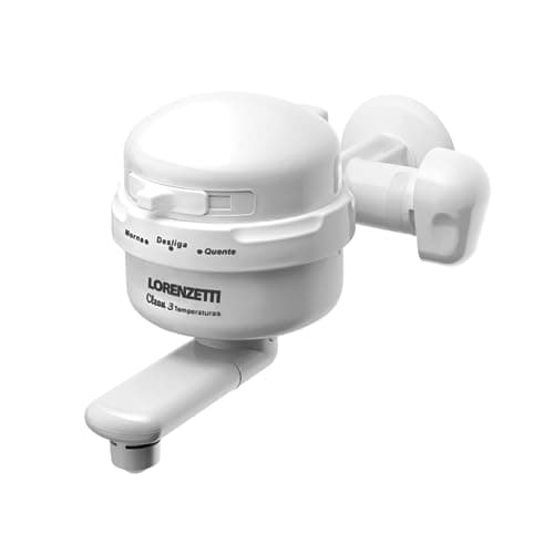 Torneira Clean 3T 220V 5500W, Lorenzetti, 7551017, Branco, Pequeno