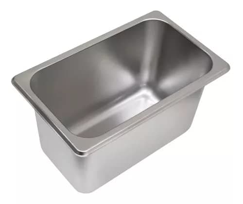 Cuba Gn Inox Gastronômica 1/4 X 100 Chocolateira