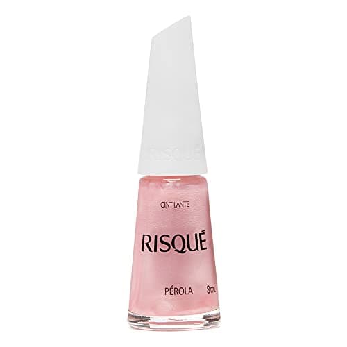 Esmalte Risqué Rosas Cintilantes Pérola 8ml, Risqué, Pérola, 8 ml