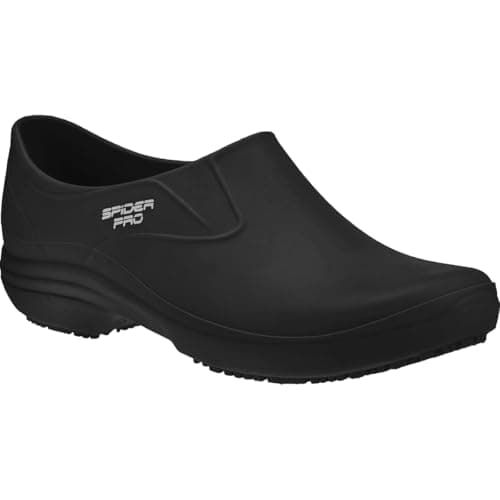 Sapato Antiderrapante Profissional Emborrachado Para Trabalho EPI, Cozinha, Limpeza, Enfermagem e Postos de Combustível. (Preto, BR, Adulto, Numérico, 40)