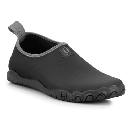 Sapatilha Nautica Neoprene Unissex Aquatica Antiderrapante Praia Pesca Corrida Caiaque Mergulho Beach Tennis (Cinza, BR, Adulto, Faixa Numérico, 39, 40)