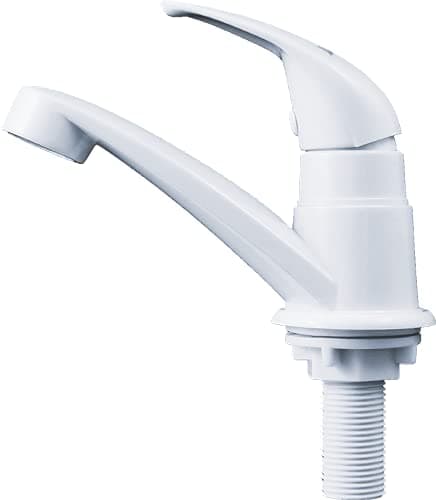 CIVITT Torneira para banheiro em abs branco com acionamento monocomando