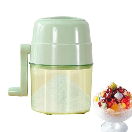 Máquina De Raspadinha Cortador Triturador De Gelo Manual Sorvete Doces Drinks Capacidade 1Litro