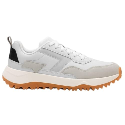 Tênis Sandrini Spryte Masculino Urbano Confortável De Couro (Branco, BR, Adulto, Numérico, 42)