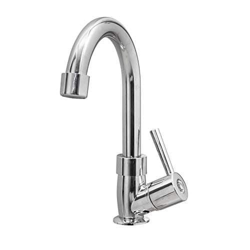 Torneira Lavatório DL04 Giratória Mesa 1/4 Volta Cromada