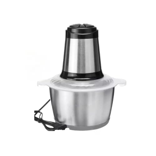CONGSHOP Moedor Elétrico 2L INOX Triturador Potente Carne Picador Temperos Legumes