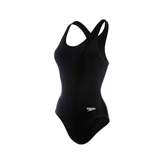 Maiô, Speedo, Racerback, Tecido Liso com Lycra Xtra Life Para Alta Performance, tamanho GG3 - Preto