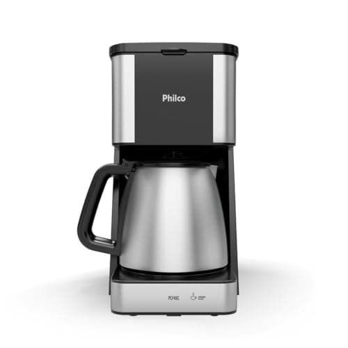 Cafeteira Philco PCF40C Inox 40 Cafezinhos 1,6L 950W Preto 127V