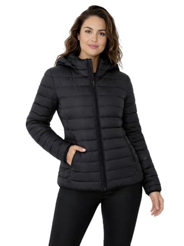 Jaqueta Bobojaco Feminina Capuz Removivel Preta (BR, Alfa, M, Regular, Regular, Preto)