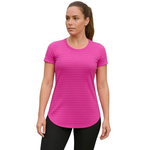 Camiseta Feminina Dry Fit Poliamida Tapa Bumbum Academia (BR, Alfa, M, Regular, Rosa)