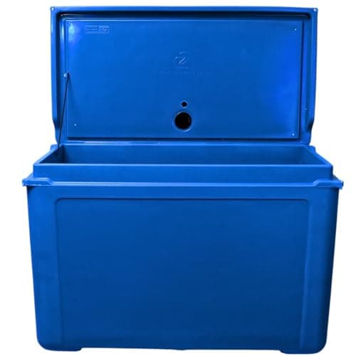 Caixa Térmica Polietileno Plástica Vermelha 120 Litros Zero Grau (Azul)