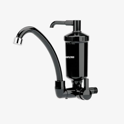Hidrofiltros - Torneira de Cozinha Parede Pop com Filtro Purificador de Água Preta Hidrofiltros
