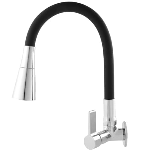 Torneira de Cozinha para Parede Gourmet Flexível para Pia. Design Moderno, Funcional e Alta Durabilidade. Perfeita para Cozinhas Contemporâneas. Praticidade e Estilo - Life Metais